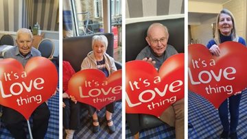 Dundee care home celebrates Valentine’s Day